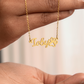 Personalized 18k Gold-Finish Dog Paw Necklace for Dog Moms 🐾✨