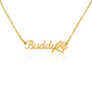 Personalized 18k Gold-Finish Dog Paw Necklace for Dog Moms 🐾✨